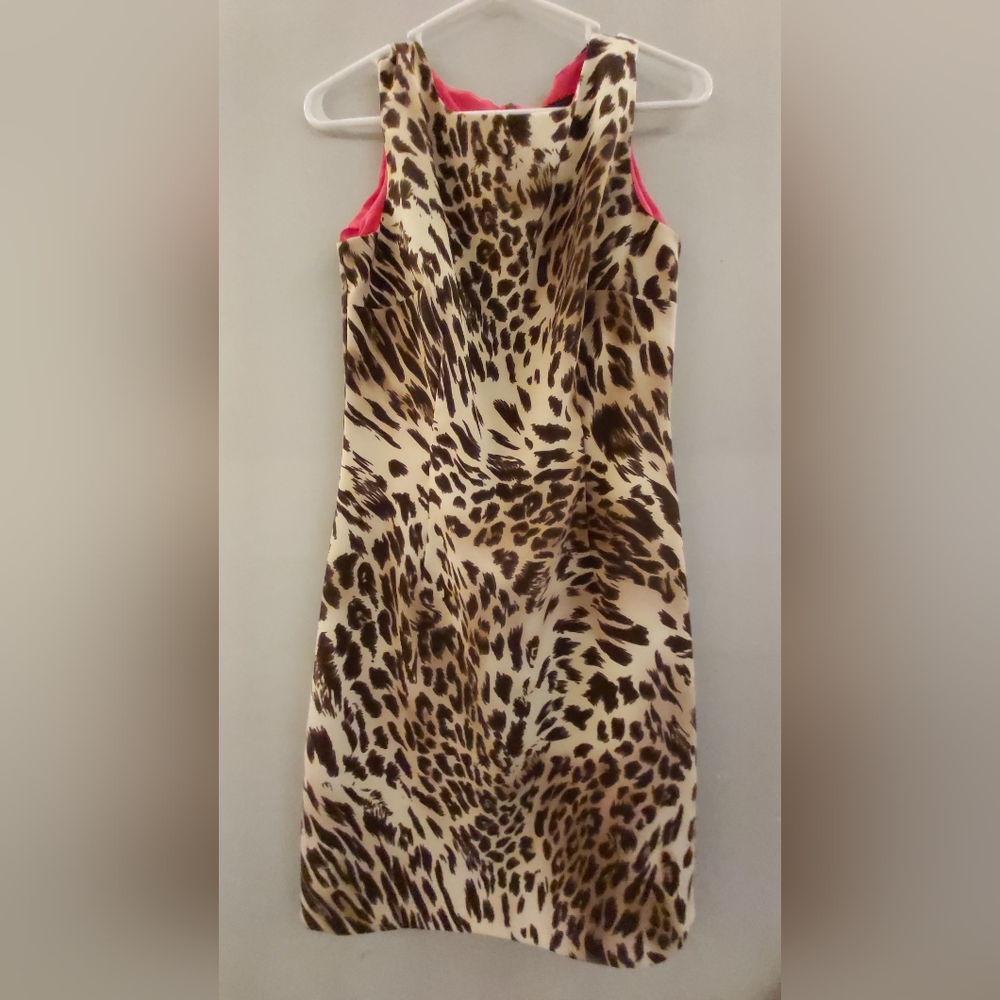 Leopard dress.
